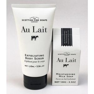 Scottish Fine Soaps Au Lait Body Scrub & Milk Soap